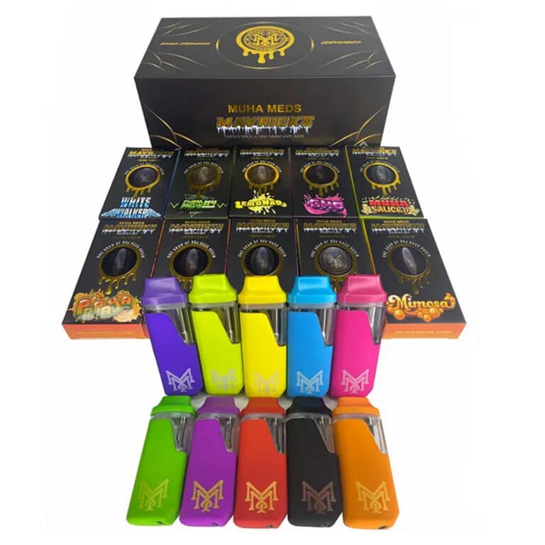 Muha Meds Mavricks Disposable Vape Pen With Packaging