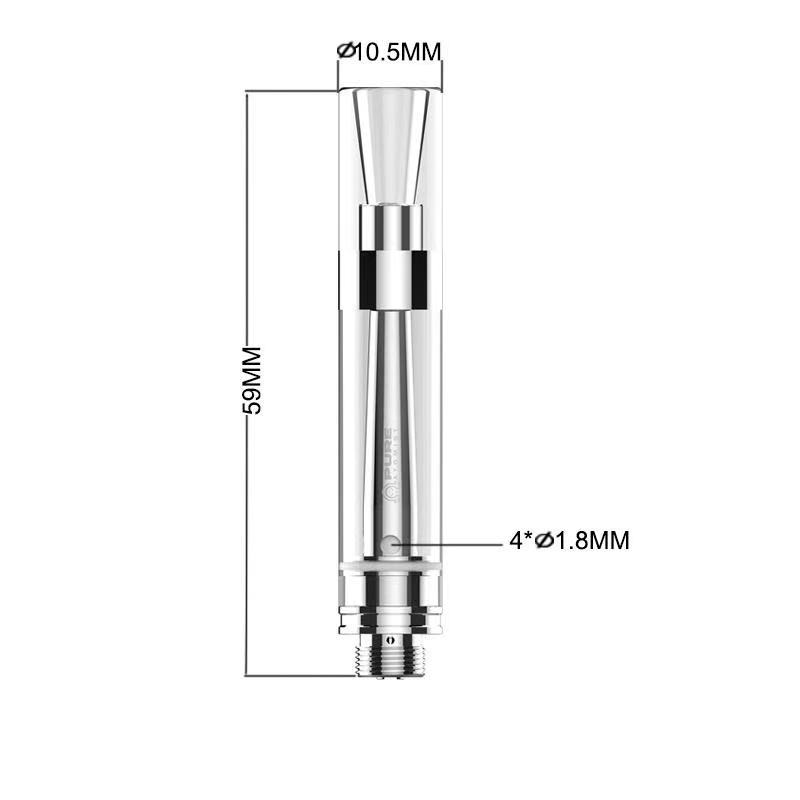 Wholesale vape cartridges Lead Free Vape Cartridge 1.0ml, PCTG