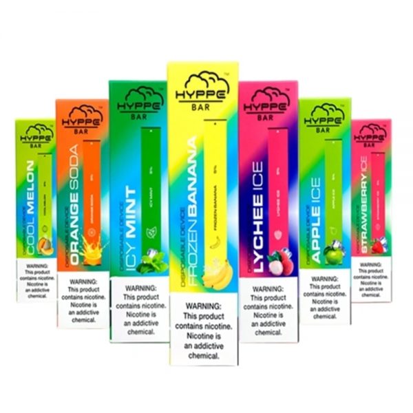 Hyppe Bar 300 Puffs Variety Flavors in Stock, OEM Service Available